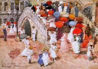 Prendergast, Maurice Brazil - Ponte della Paglia